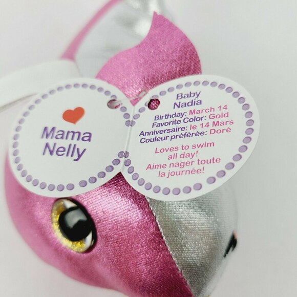 Suprizamals Baby Nadia Narwhal 7 in Plush Shiny Pink Stuffed Animal Series 2 Toy - Picture 8 of 10